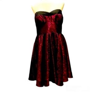 Anthropology MISE EN SCENE BY RUFFIAN strapless dress